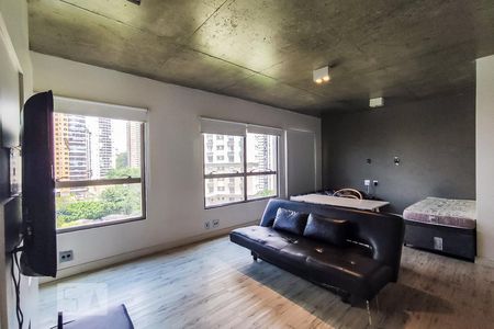 Sala de apartamento à venda com 1 quarto, 70m² em Jardim Fonte do Morumbi, São Paulo