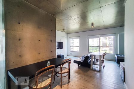 Sala de apartamento à venda com 1 quarto, 70m² em Jardim Fonte do Morumbi, São Paulo