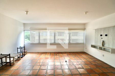 Sala de apartamento para alugar com 3 quartos, 120m² em Vila Alzira, Guarujá