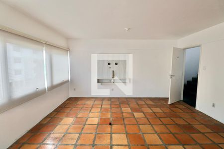 Sala de apartamento para alugar com 3 quartos, 120m² em Vila Alzira, Guarujá