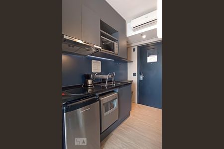 Cozinha de kitnet/studio para alugar com 1 quarto, 36m² em Alphaville Industrial, Barueri