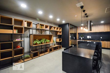 Área Comum - Espaço Gourmet de kitnet/studio à venda com 1 quarto, 32m² em Pinheiros, São Paulo