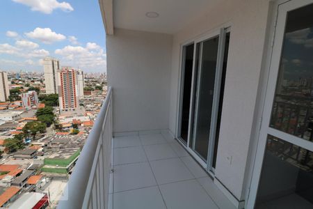 Varanda da Sala de apartamento para alugar com 2 quartos, 58m² em Vila Prudente, São Paulo