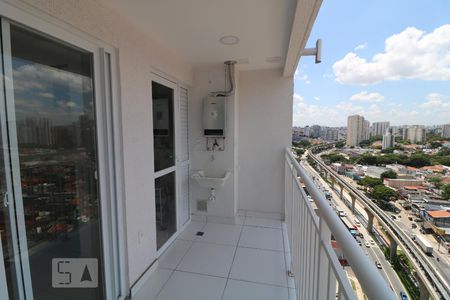 Varanda da Sala de apartamento para alugar com 2 quartos, 58m² em Vila Prudente, São Paulo