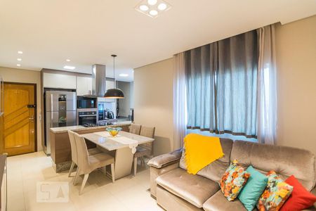 Sala de apartamento à venda com 2 quartos, 120m² em Vila Curuçá, Santo André