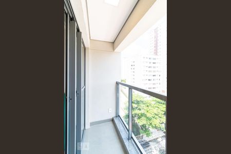 varanda de apartamento à venda com 1 quarto, 26m² em Vila Clementino, São Paulo