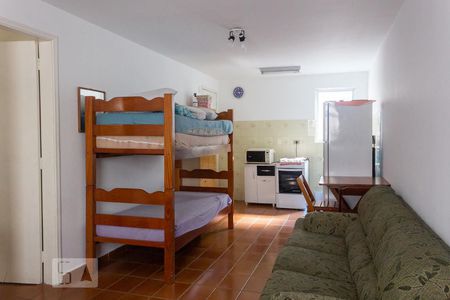 Sala/quarto de kitnet/studio para alugar com 1 quarto, 25m² em Aviação, Praia Grande