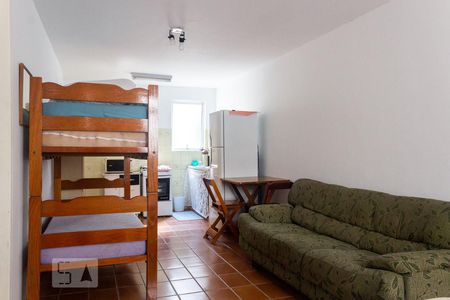 Sala/quarto de kitnet/studio para alugar com 1 quarto, 25m² em Aviação, Praia Grande