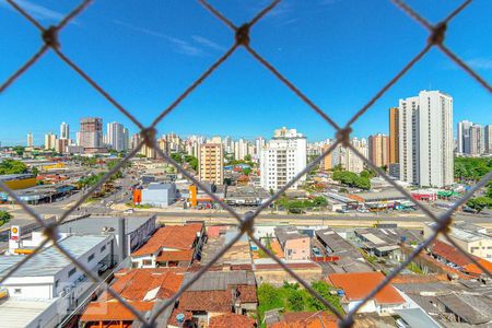 Vista da Sala de Estar de apartamento para alugar com 3 quartos, 89m² em Setor Pedro Ludovico, Goiânia