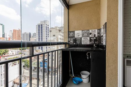 Sacada e Área de Serviço de kitnet/studio para alugar com 1 quarto, 30m² em Sé, São Paulo