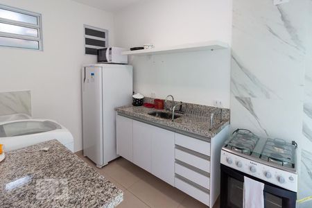 Cozinha e Área de Serviço de kitnet/studio para alugar com 1 quarto, 30m² em Jardim Ester Yolanda, São Paulo