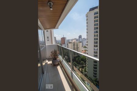 varanda de apartamento à venda com 4 quartos, 196m² em Campo Belo, São Paulo