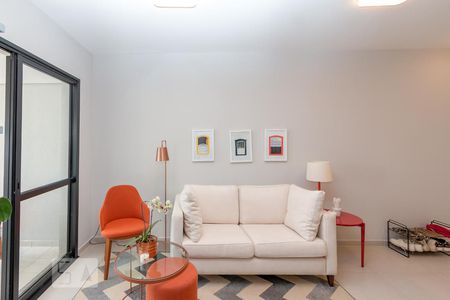 Sala de apartamento para alugar com 2 quartos, 52m² em Cidade Monções, São Paulo