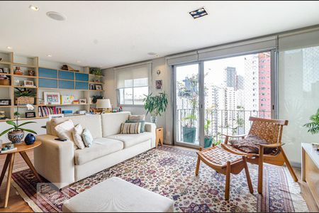 Sala de apartamento para alugar com 2 quartos, 109m² em Vila Madalena, São Paulo