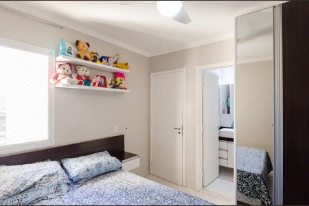 Quarto da suíte de apartamento para alugar com 3 quartos, 65m² em Nova Petrópolis, São Bernardo do Campo