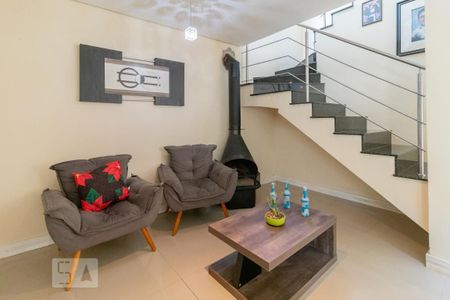 Sala de casa de condomínio à venda com 3 quartos, 185m² em Aberta dos Morros, Porto Alegre