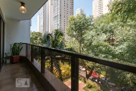 Varanda da Sala de apartamento à venda com 4 quartos, 200m² em Campo Belo, São Paulo