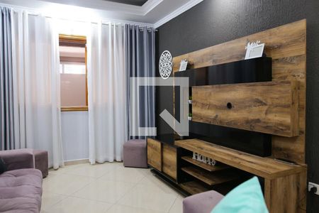 Sala de casa à venda com 3 quartos, 180m² em Parque São Vicente, Santo André