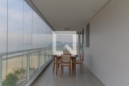 Varanda de apartamento para alugar com 2 quartos, 105m² em Gonzaga, Santos