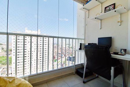 Varanda da Sala de apartamento para alugar com 2 quartos, 56m² em Parque Reboucas, São Paulo