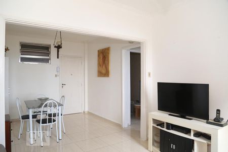 Sala de apartamento para alugar com 1 quarto, 52m² em Ocian, Praia Grande