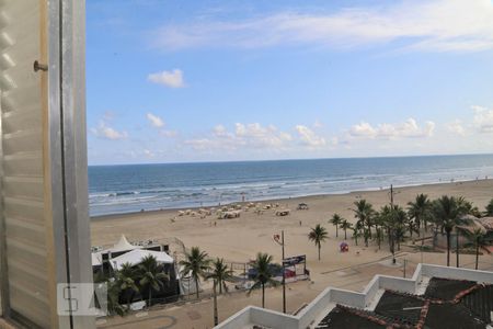 Vista da Sala de apartamento para alugar com 1 quarto, 52m² em Ocian, Praia Grande