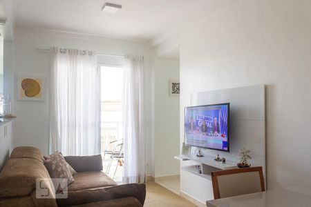 Sala de apartamento para alugar com 2 quartos, 54m² em Vila Assuncao, Praia Grande