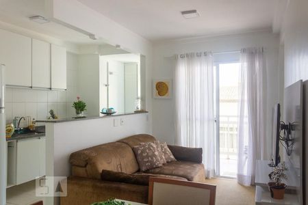 Sala de apartamento para alugar com 2 quartos, 54m² em Vila Assuncao, Praia Grande