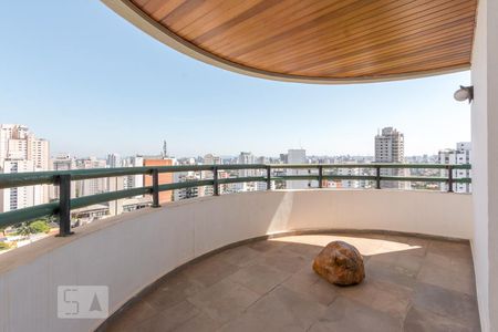 Varanda da Sala de apartamento à venda com 5 quartos, 460m² em Brooklin, São Paulo