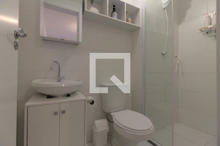Banheiro da Suíte de apartamento para alugar com 1 quarto, 28m² em Água Branca, São Paulo