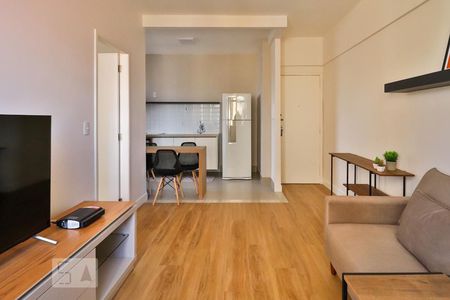 Sala de apartamento à venda com 1 quarto, 58m² em Lourdes, Belo Horizonte