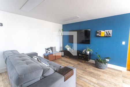 Sala de estar de apartamento à venda com 3 quartos, 122m² em Jardim do Mar, São Bernardo do Campo