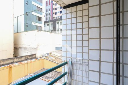 Varanda  de apartamento para alugar com 1 quarto, 50m² em São Pedro, Belo Horizonte