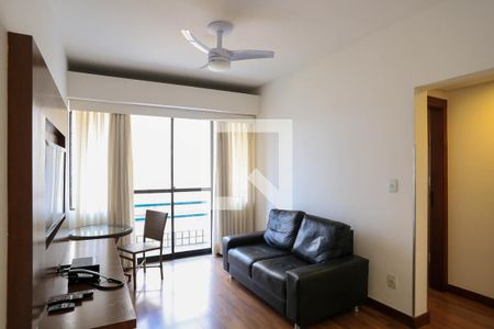 Sala de apartamento para alugar com 1 quarto, 50m² em São Pedro, Belo Horizonte