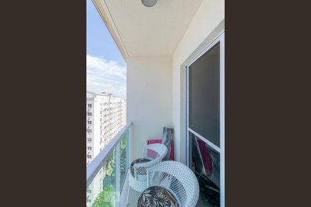 Varanda da Sala de apartamento à venda com 2 quartos, 54m² em São Cristóvão, Rio de Janeiro