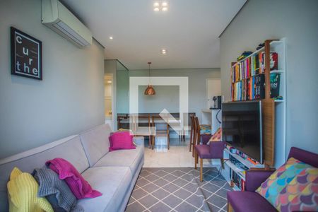 Sala de Estar de apartamento à venda com 2 quartos, 61m² em Vila Guarani (z Sul), São Paulo