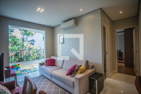 Sala de Estar de apartamento à venda com 2 quartos, 61m² em Vila Guarani (z Sul), São Paulo