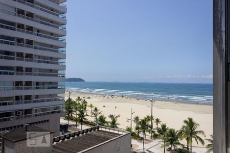 Vista sala de apartamento para alugar com 2 quartos, 92m² em Aviação, Praia Grande