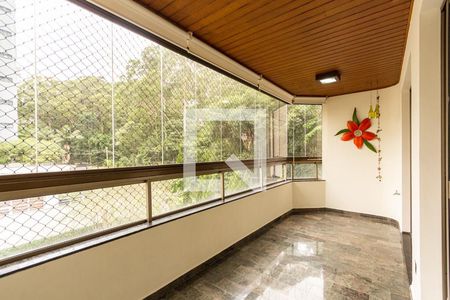 Varanda da Sala de apartamento para alugar com 4 quartos, 193m² em Parque Bairro Morumbi, São Paulo