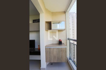 varanda integrada de apartamento à venda com 2 quartos, 64m² em Jardim Caboré, São Paulo