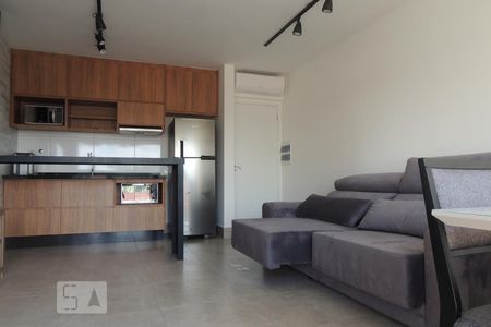 Sala de kitnet/studio para alugar com 1 quarto, 52m² em Bosque, Campinas