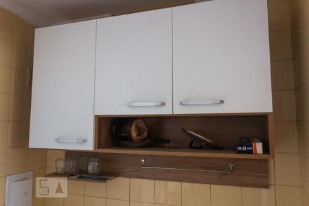 Detalhe cozinha de apartamento para alugar com 1 quarto, 22m² em Ocian, Praia Grande