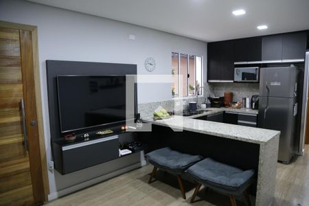 Sala/Cozinha de casa à venda com 2 quartos, 180m² em Jardim Santa Maria, São Paulo