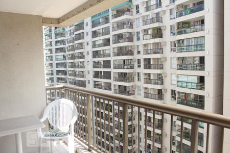 Varanda da Sala de apartamento para alugar com 2 quartos, 76m² em Jacarepaguá, Rio de Janeiro