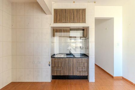 Cozinha de kitnet/studio à venda com 1 quarto, 35m² em Santa Ifigênia, São Paulo