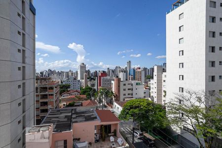 Vista da sala de apartamento à venda com 2 quartos, 170m² em Santo Antônio, Belo Horizonte