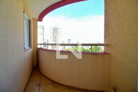 Varanda da Sala de apartamento à venda com 3 quartos, 88m² em Vila Valparaíso, Santo André