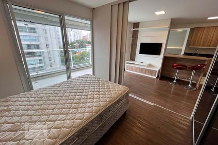 Dormitório  de apartamento para alugar com 1 quarto, 49m² em Campo Belo, São Paulo