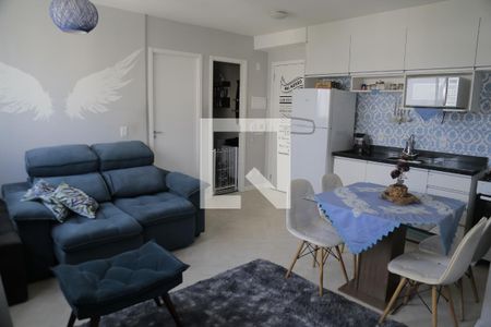 Sala de apartamento à venda com 1 quarto, 34m² em Vila Palmeiras, São Paulo