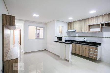 Sala de apartamento à venda com 2 quartos, 55m² em Parque das Nações, Santo André